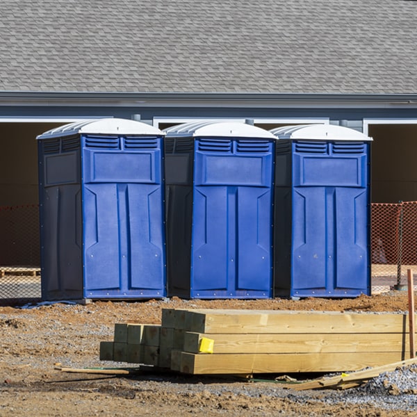 how do you ensure the porta potties are secure and safe from vandalism during an event in Hamill SD